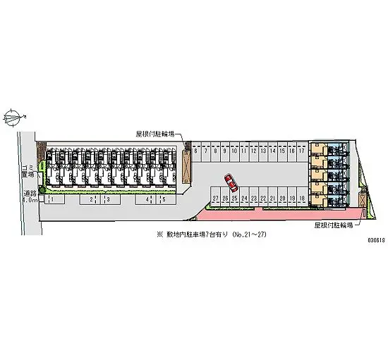 ★手数料０円★天理市東井戸堂町　月極駐車場（LP）